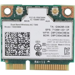 SCHEDA Wireless Intel Dual Band AC 7260 - Bluetooth 4.0